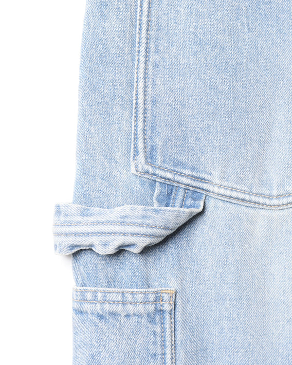 【 Liberaiders 】DAMAGED DENIM BUGGY SHORTS / Blue