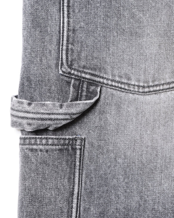 【 Liberaiders 】DAMAGED DENIM BUGGY SHORTS / Black