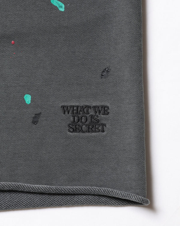 【 Liberaiders 】PIGMENT DYED SWEAT SHORTS / Black