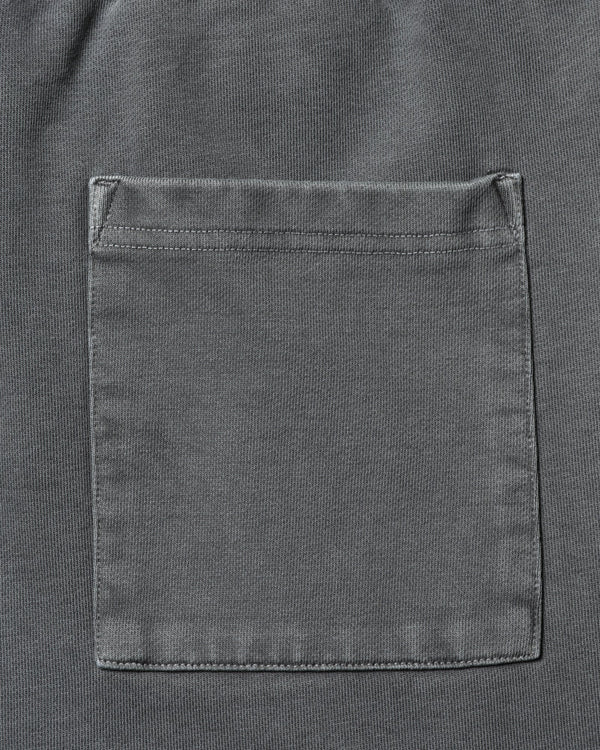 【 Liberaiders 】PIGMENT DYED SWEAT SHORTS / Black