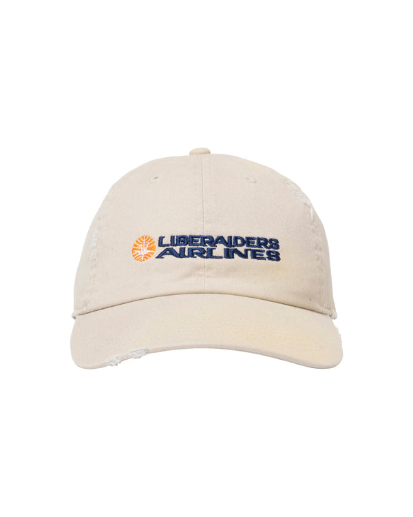 【 Liberaiders 】FADED AIRLINE CAP / Ivory