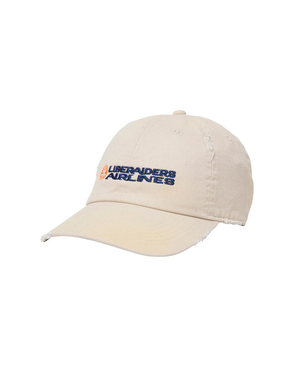 【 Liberaiders 】FADED AIRLINE CAP / Ivory