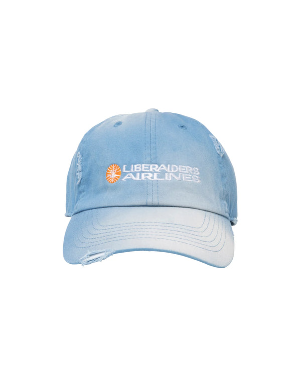 【 Liberaiders 】FADED AIRLINE CAP / Sax