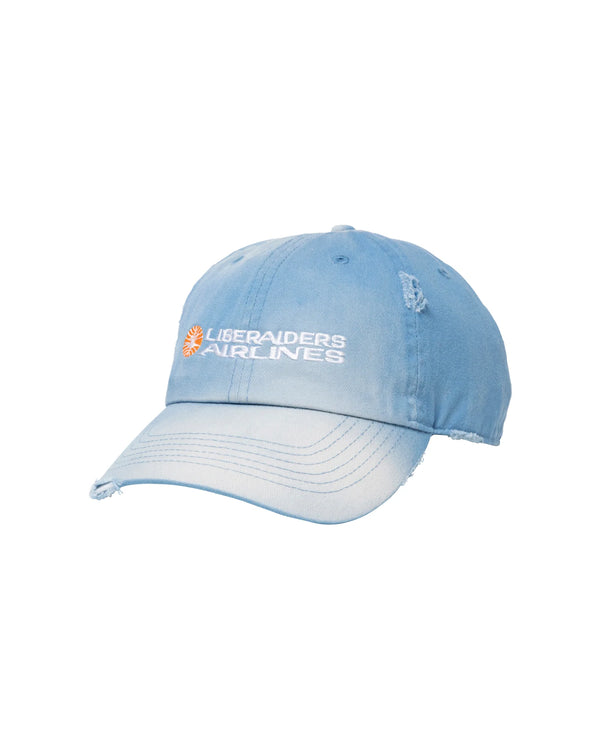【 Liberaiders 】FADED AIRLINE CAP / Sax