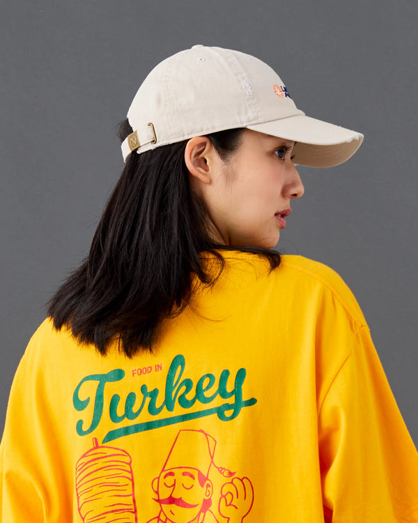 【 Liberaiders 】FADED AIRLINE CAP / Ivory