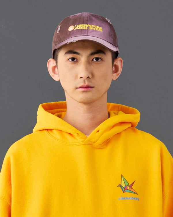 【 Liberaiders 】FADED AIRLINE CAP / Brown