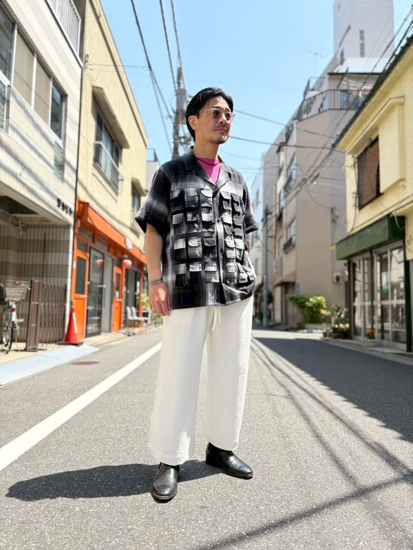 【m's braque】EASY PANTS / White