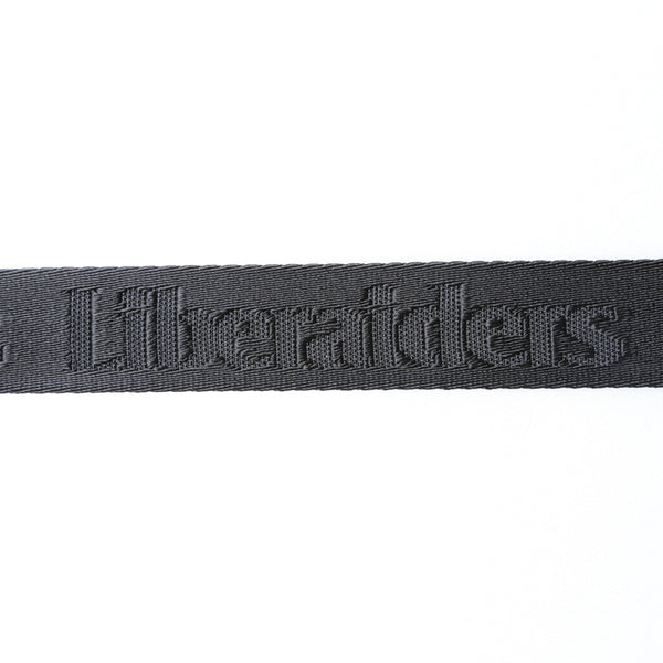 【Liberaiders 】OG LOGO NYLON BELT / BLACK