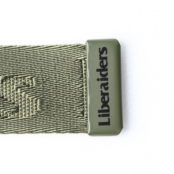 【Liberaiders 】OG LOGO NYLON BELT / OLIVE