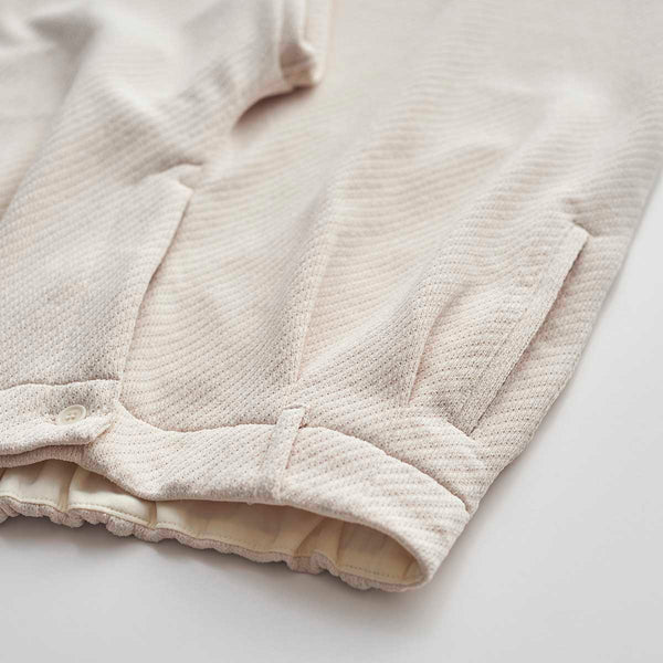 【CURLY】MOLLE YARN TWILL KNIT WIDE PANTS / Ivory