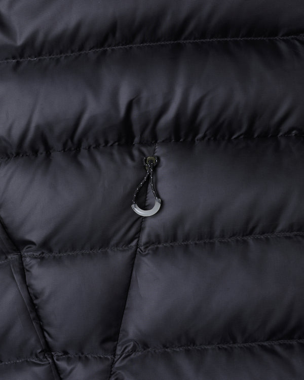 【Liberaiders】DOWN HALF ZIP HOODIE / Black