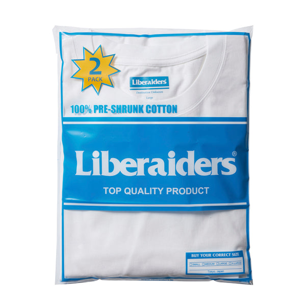 【Liberaiders】2 PACK POCKET TEE / WHITE
