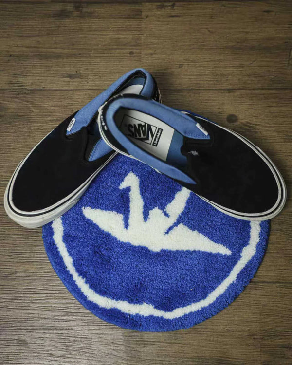 【Liberaiders 】MIYOSHI RUG × LIBERAIDERS ORIZURU RUG / Blue