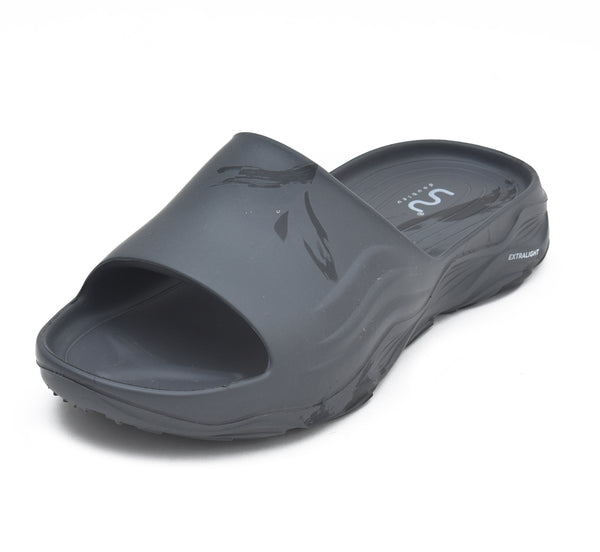 【 doubleu 】ULTRA SPORTY SLIDE MARBLE / Carbone × Black