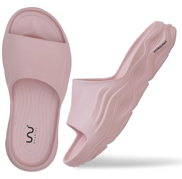 【 doubleu 】ULTRA SPORTY SLIDE / Light Pink