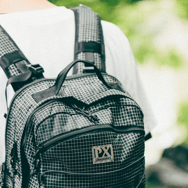 【Liberaiders 】PX GRID NYLON BACKPACK / BLACK