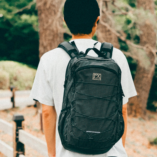 【Liberaiders 】PX GRID NYLON BACKPACK / BLACK