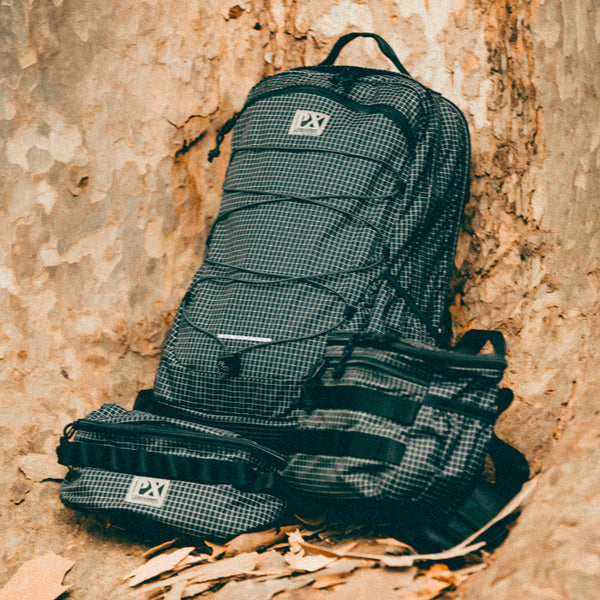 【Liberaiders 】PX GRID NYLON BACKPACK / BLACK