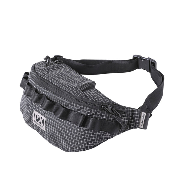 【Liberaiders 】PX GRID NYLON FANNY PACK / BLACK