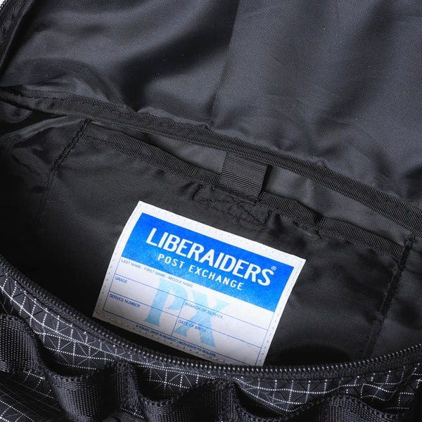 【Liberaiders 】PX GRID NYLON FANNY PACK / BLACK