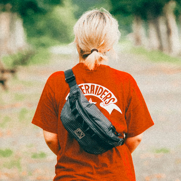 【Liberaiders 】PX GRID NYLON FANNY PACK / BLACK