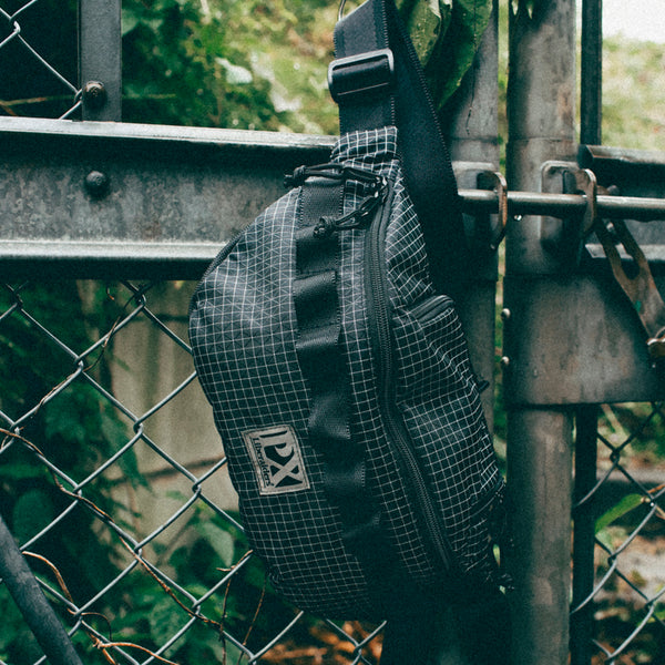 【Liberaiders 】PX GRID NYLON FANNY PACK / BLACK