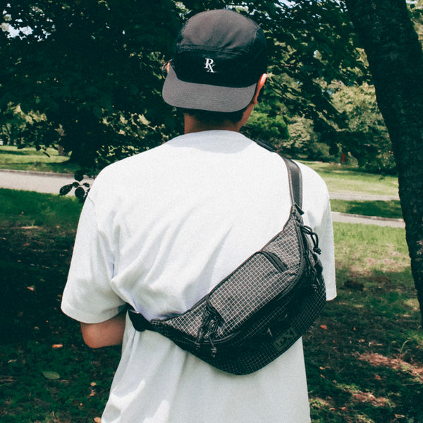 【Liberaiders 】PX GRID NYLON FANNY PACK / BLACK