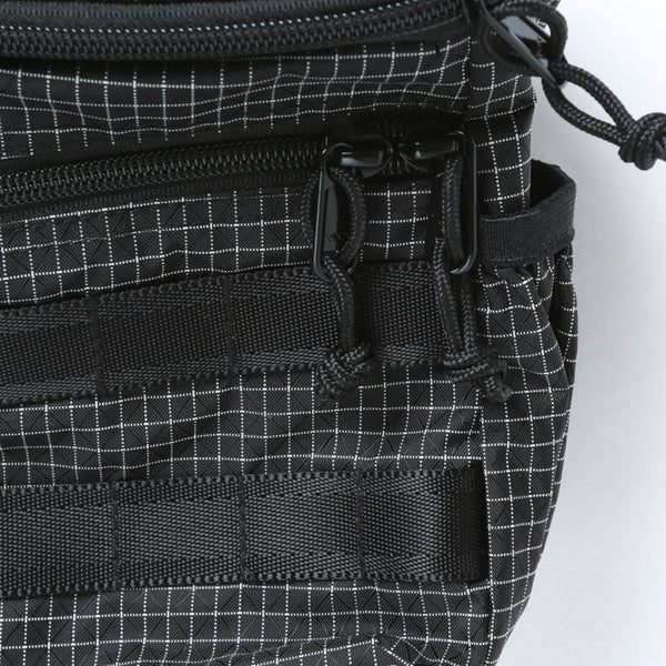 【Liberaiders 】PX GRID NYLON SHOULDER BAG / BLACK