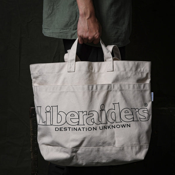 【Liberaiders 】PX CANVAS TOOL TOTE BAG / WHITE