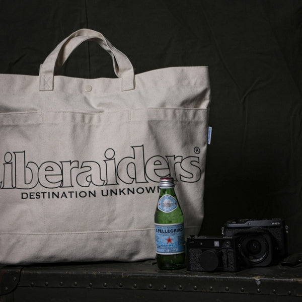 【Liberaiders 】PX CANVAS TOOL TOTE BAG / WHITE