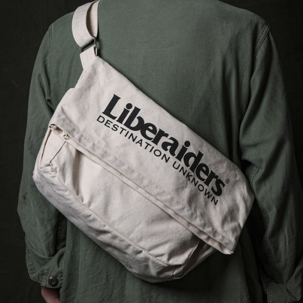 【Liberaiders 】PX CANVAS FLAP SHOULDER BAG / WHITE