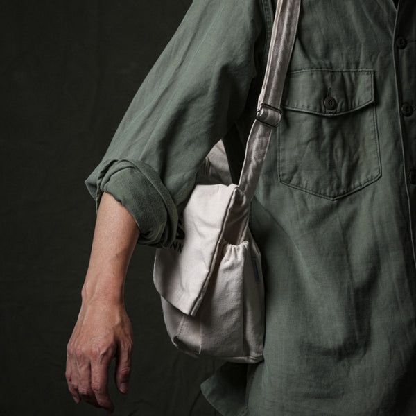 【Liberaiders 】PX CANVAS FLAP SHOULDER BAG / WHITE