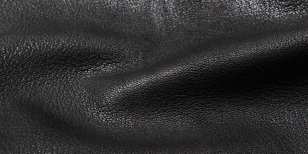 【 UNUSED 】LEATHER CAR COAT / Black
