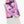 【 BIFURCATUM 】DOWN MUFFLER - PRINTED - / Pink