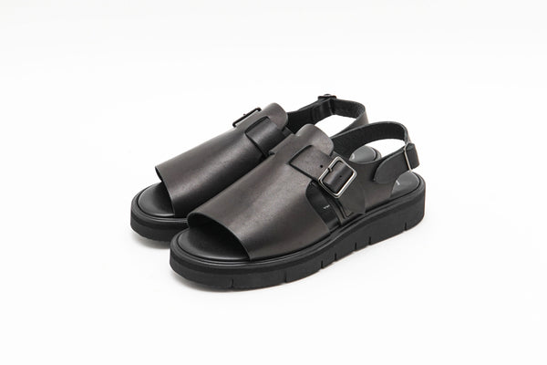【BEAUTIFUL SHOES / ビューティフルシューズ】OPEN TOE  SANDALS / Black