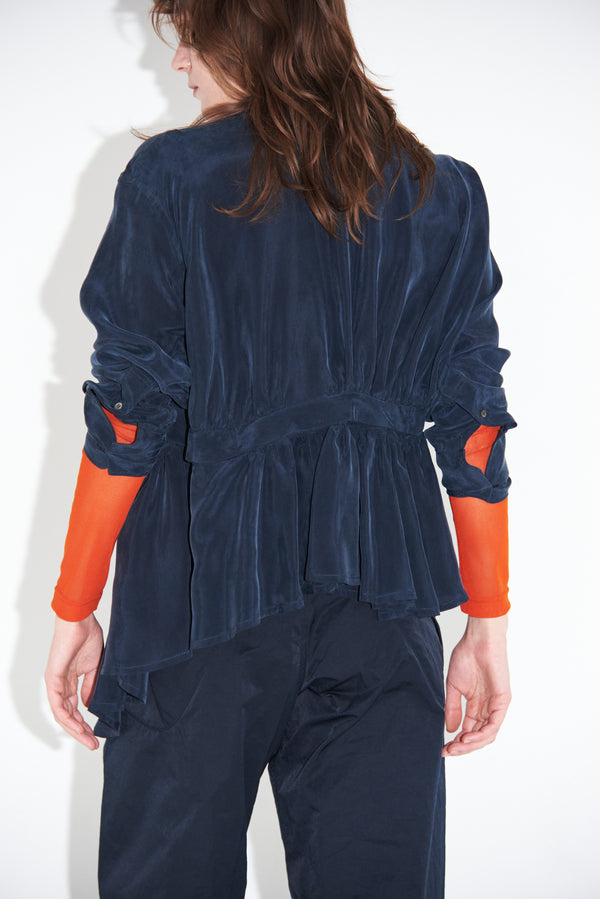 【 BIFURCATUM 】SHEER TULLE TOPS / Orange
