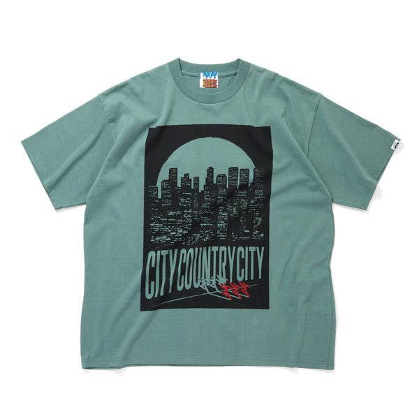 【 CITY COUNTRY CITY 】COTTON SHIRT - CCC LIGHT - / Green