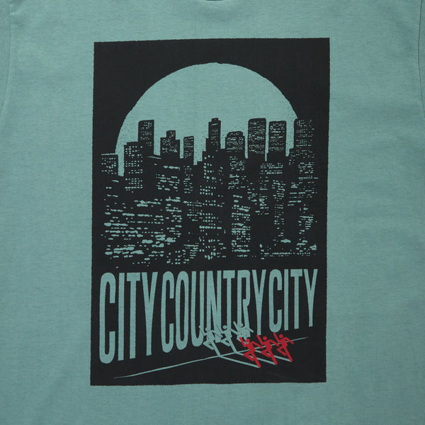 【 CITY COUNTRY CITY 】COTTON SHIRT - CCC LIGHT - / Green