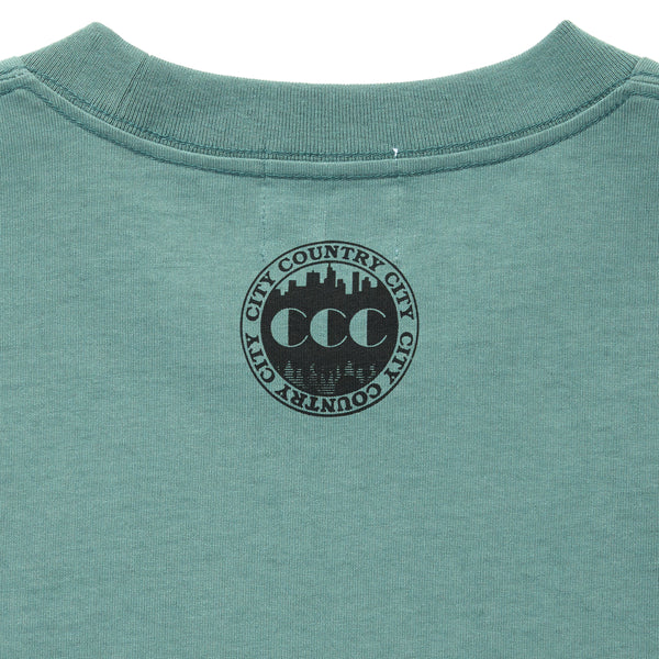 【 CITY COUNTRY CITY 】COTTON SHIRT - CCC LIGHT - / Green