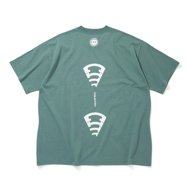 【 CITY COUNTRY CITY 】COTTON T-SHIRT / Green