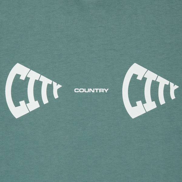 【 CITY COUNTRY CITY 】COTTON T-SHIRT / Green