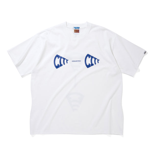 【 CITY COUNTRY CITY 】COTTON T-SHIRT / White