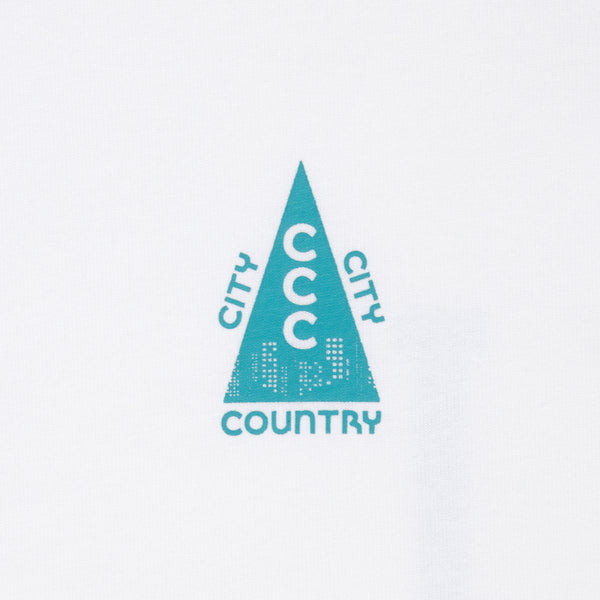 【 CITY COUNTRY CITY 】COTTON T-SHIRT - CITY - / White