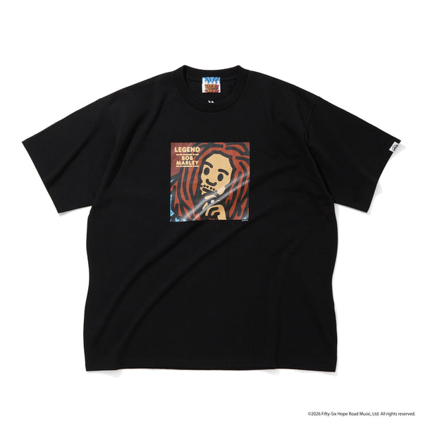 【 CITY COUNTRY CITY 】CCC × BOB MARLEY COTTON T-SHIRT / Black