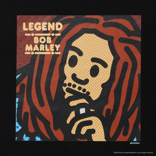 【 CITY COUNTRY CITY 】CCC × BOB MARLEY COTTON T-SHIRT / Black