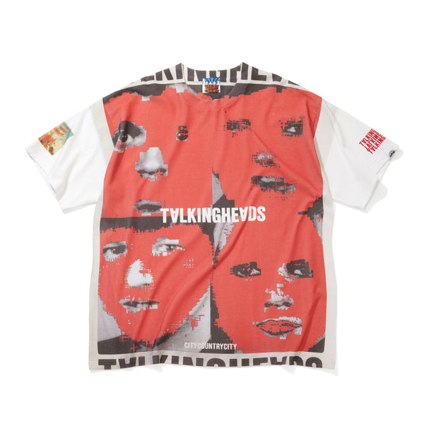 【 CITY COUNTRY CITY 】CCC × TALKING HEADS T-SHORT / White