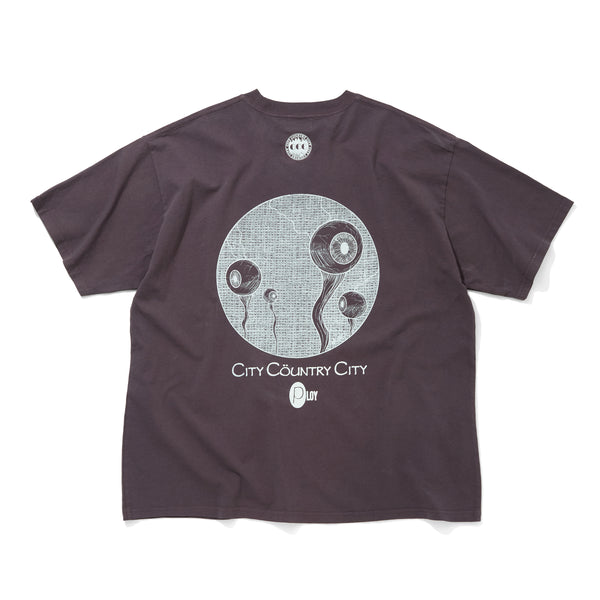 【 CITY COUNTRY CITY 】GARMENT DYE COTTON T-SHIRT_PLOY AA / C.Gray