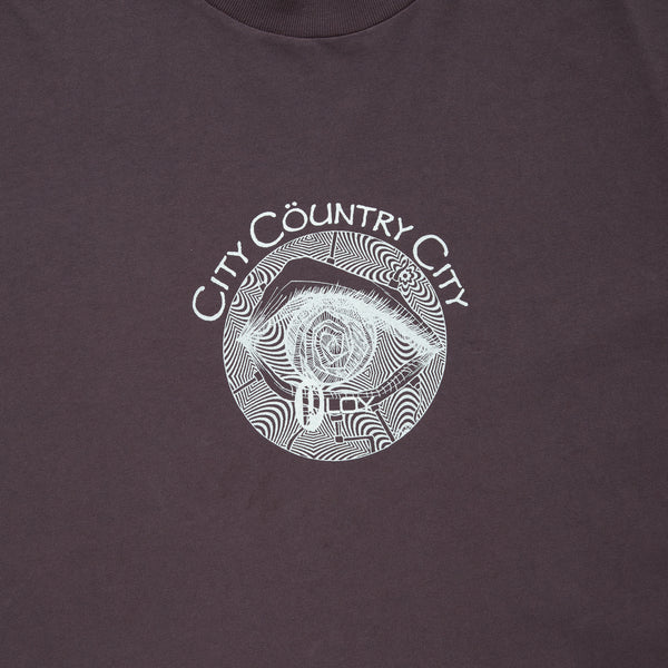 【 CITY COUNTRY CITY 】GARMENT DYE COTTON T-SHIRT_PLOY AA / C.Gray