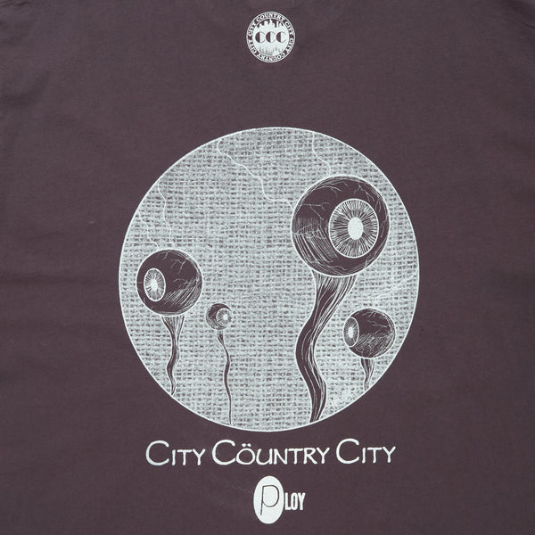 【 CITY COUNTRY CITY 】GARMENT DYE COTTON T-SHIRT_PLOY AA / C.Gray