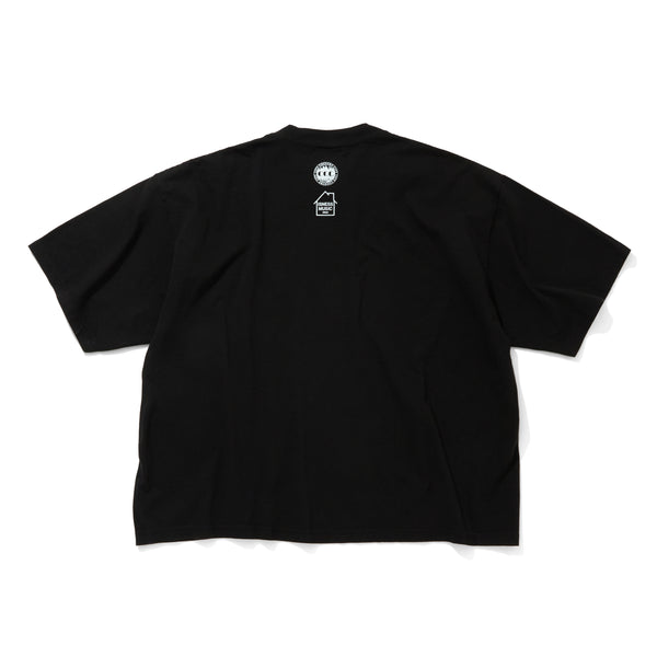 【 CITY COUNTRY CITY 】CCC × IS-NESS MUSIC T-SHIRT - HOUSE - / Black